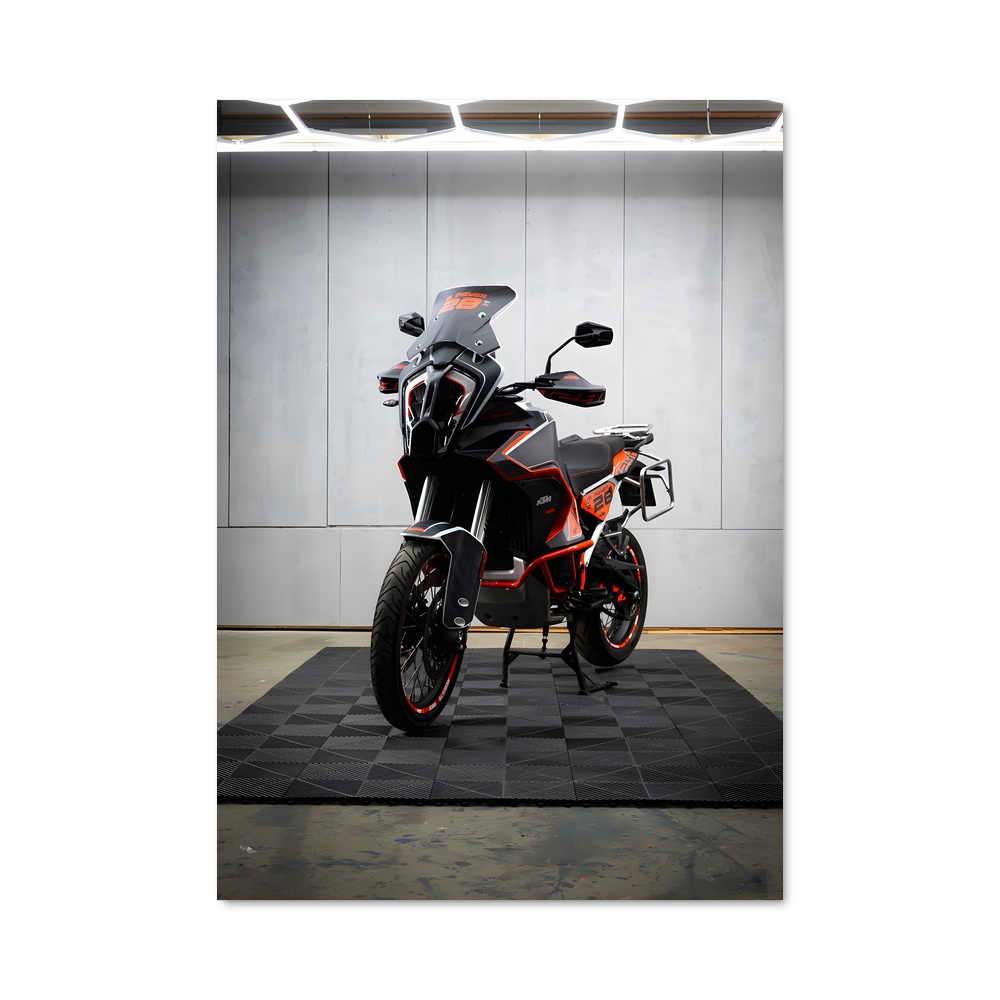 Poster Garage Adventure – affiche KTM Moto